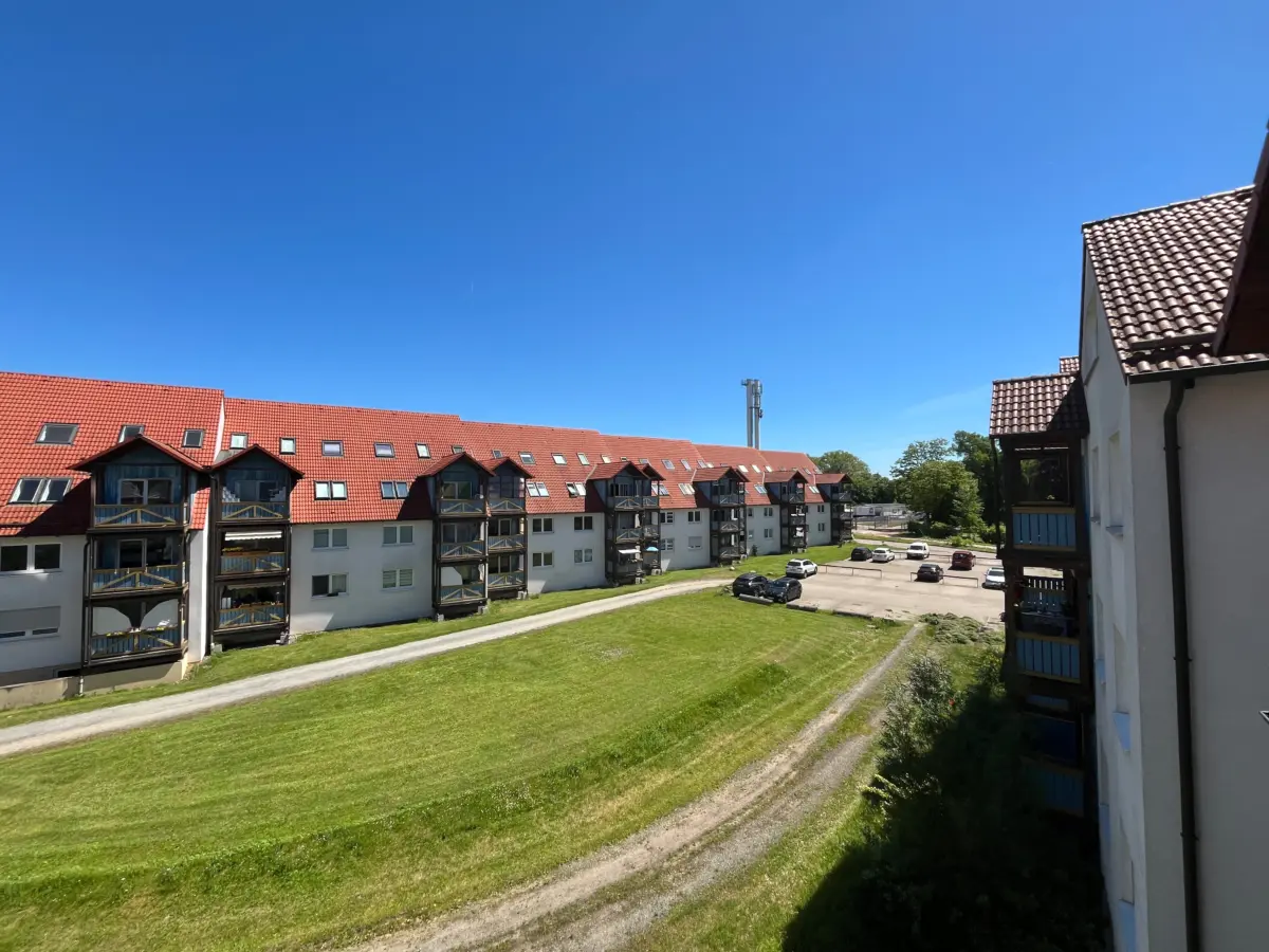Ausblick vom Balkon