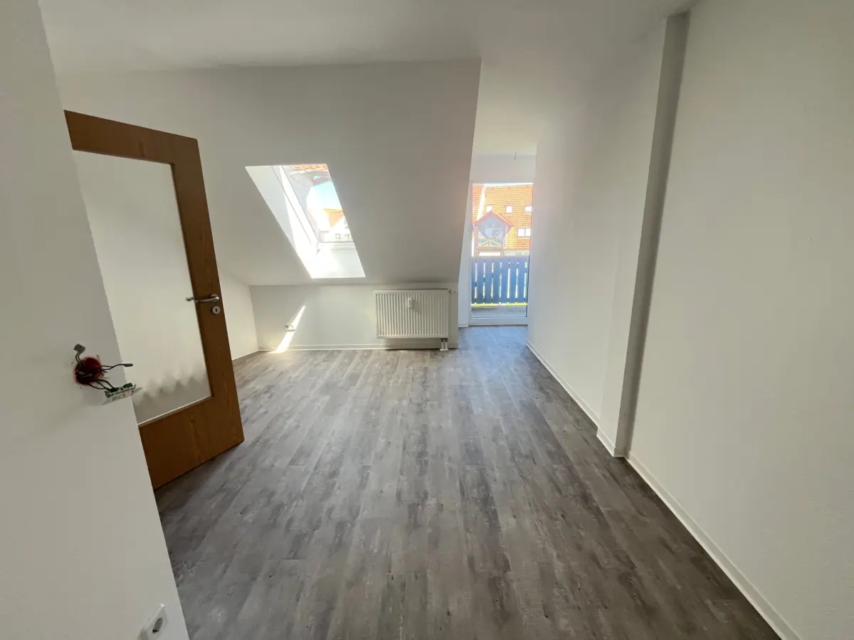 Schlafzimmer mit Balkon