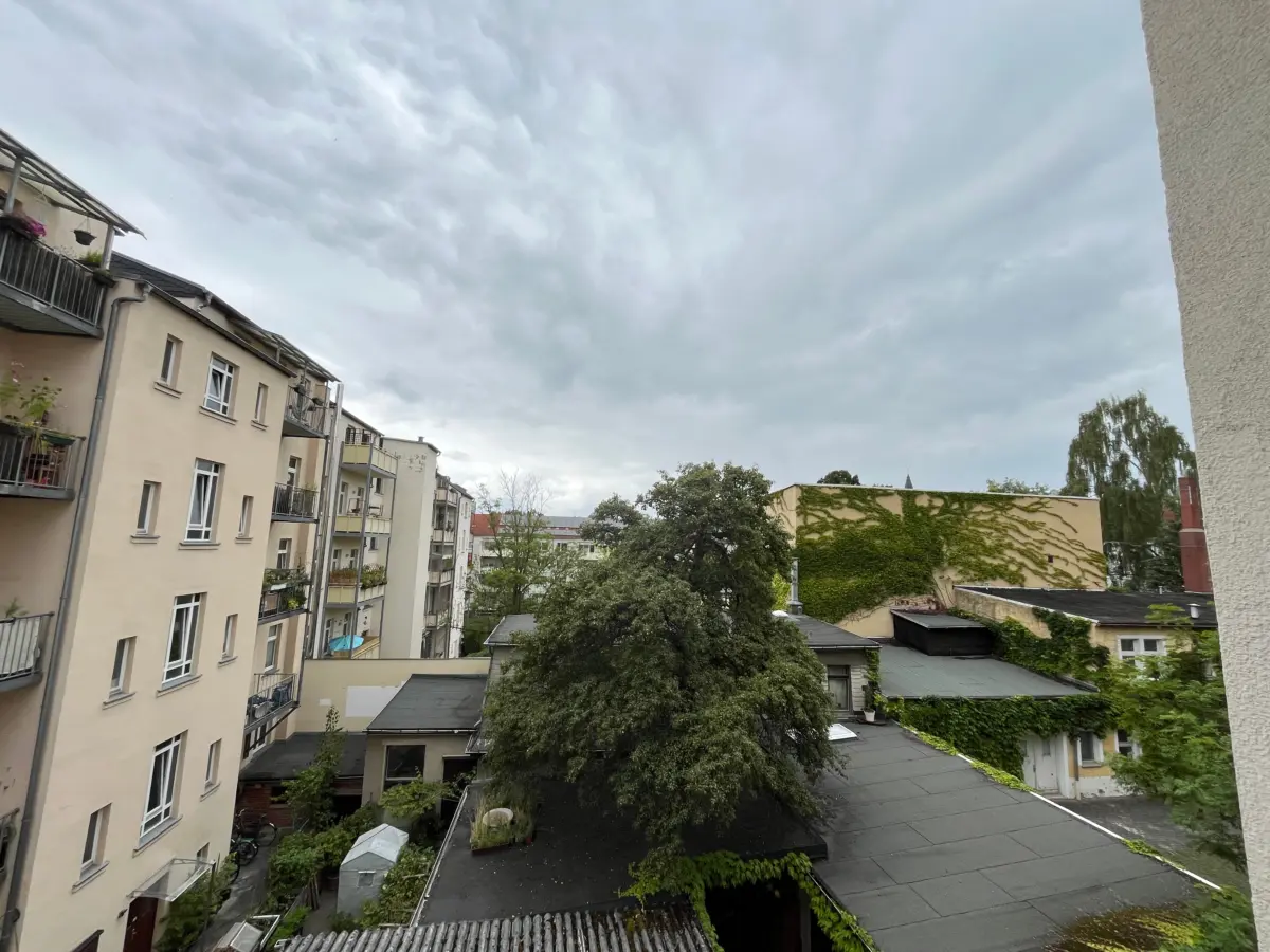 Ausblick vom Balkon