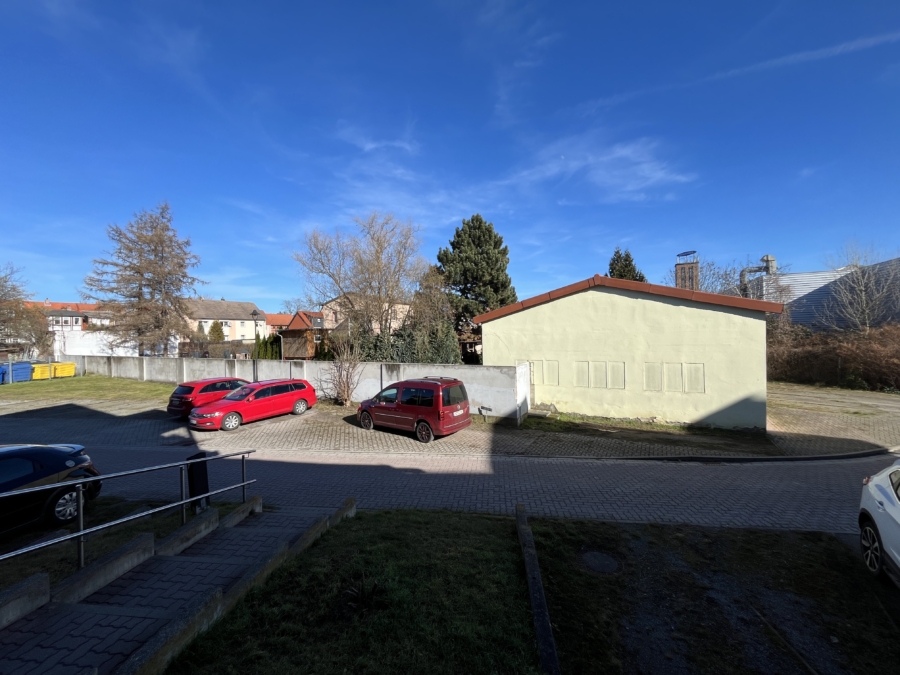 Ausblick vom Balkon