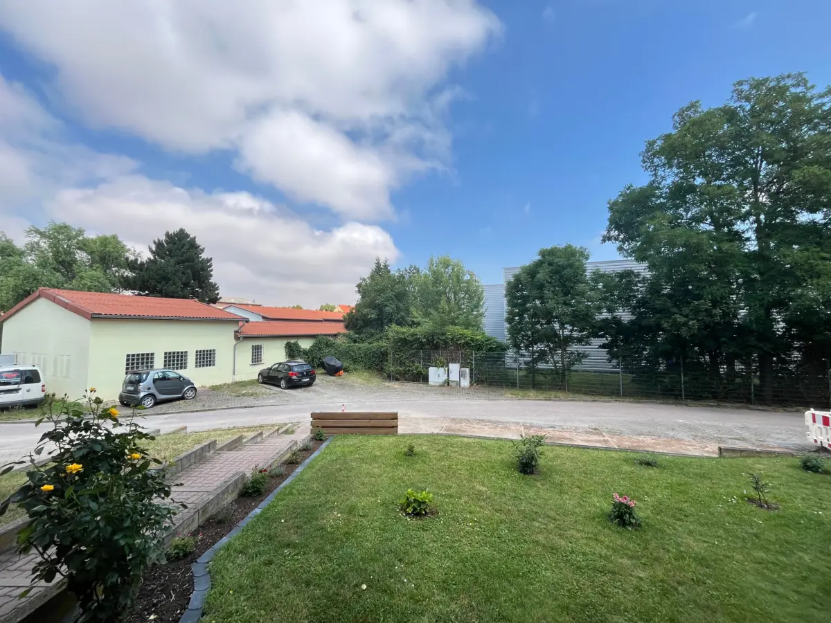 Ausblick vom Balkon