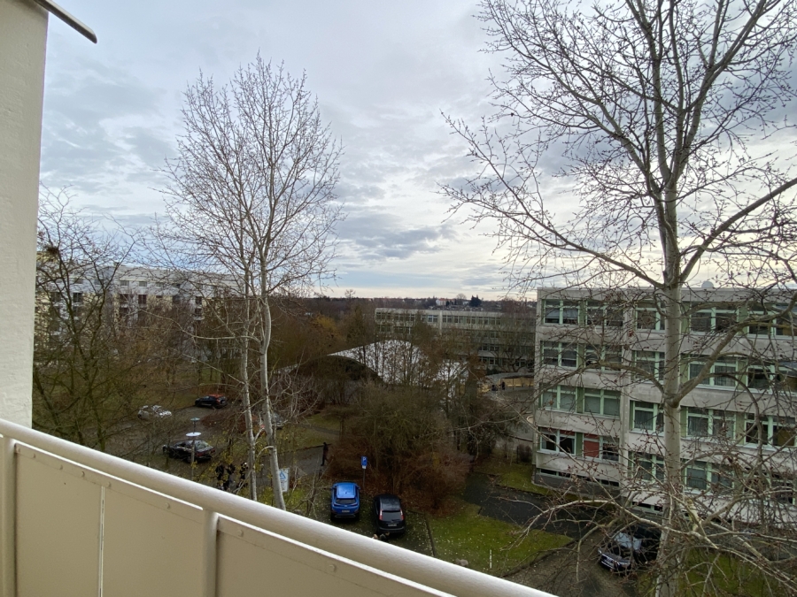 Ausblick vom Balkon