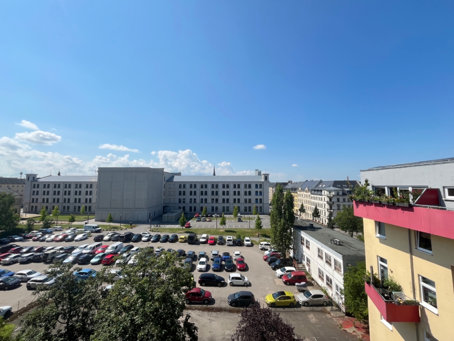 Ausblick vom Balkon