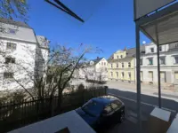 Ausblick vom Balkon