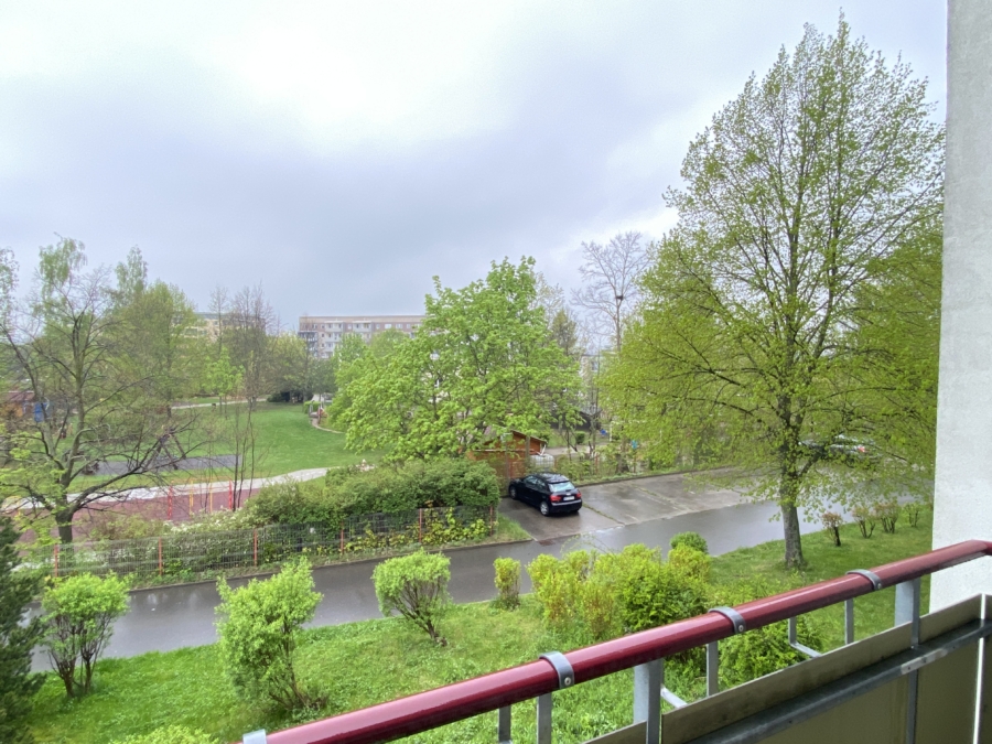 Blick vom Balkon