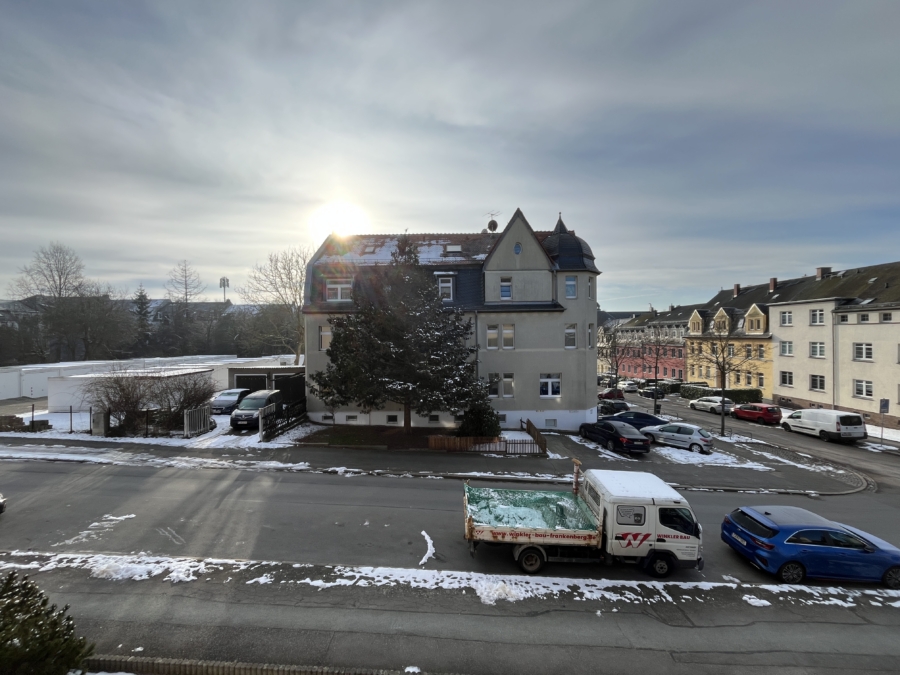 Blick vom Wohnzimmer
