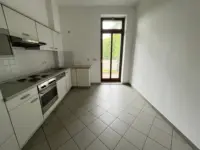 Küche mit Balkon