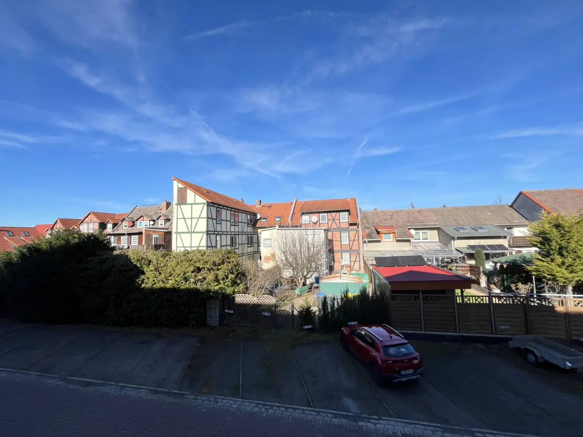 Blick vom Balkon