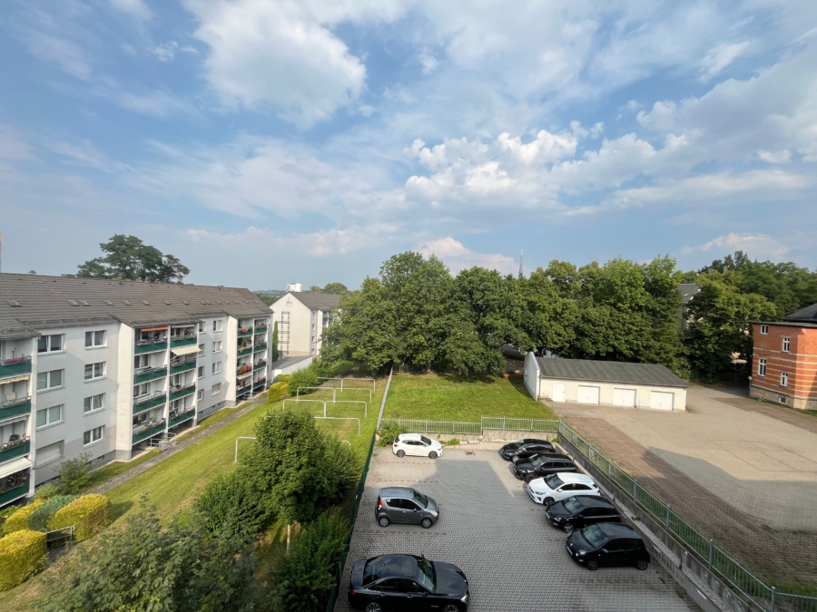 Ausblick vom Balkon