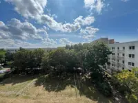 Blick vom Balkon